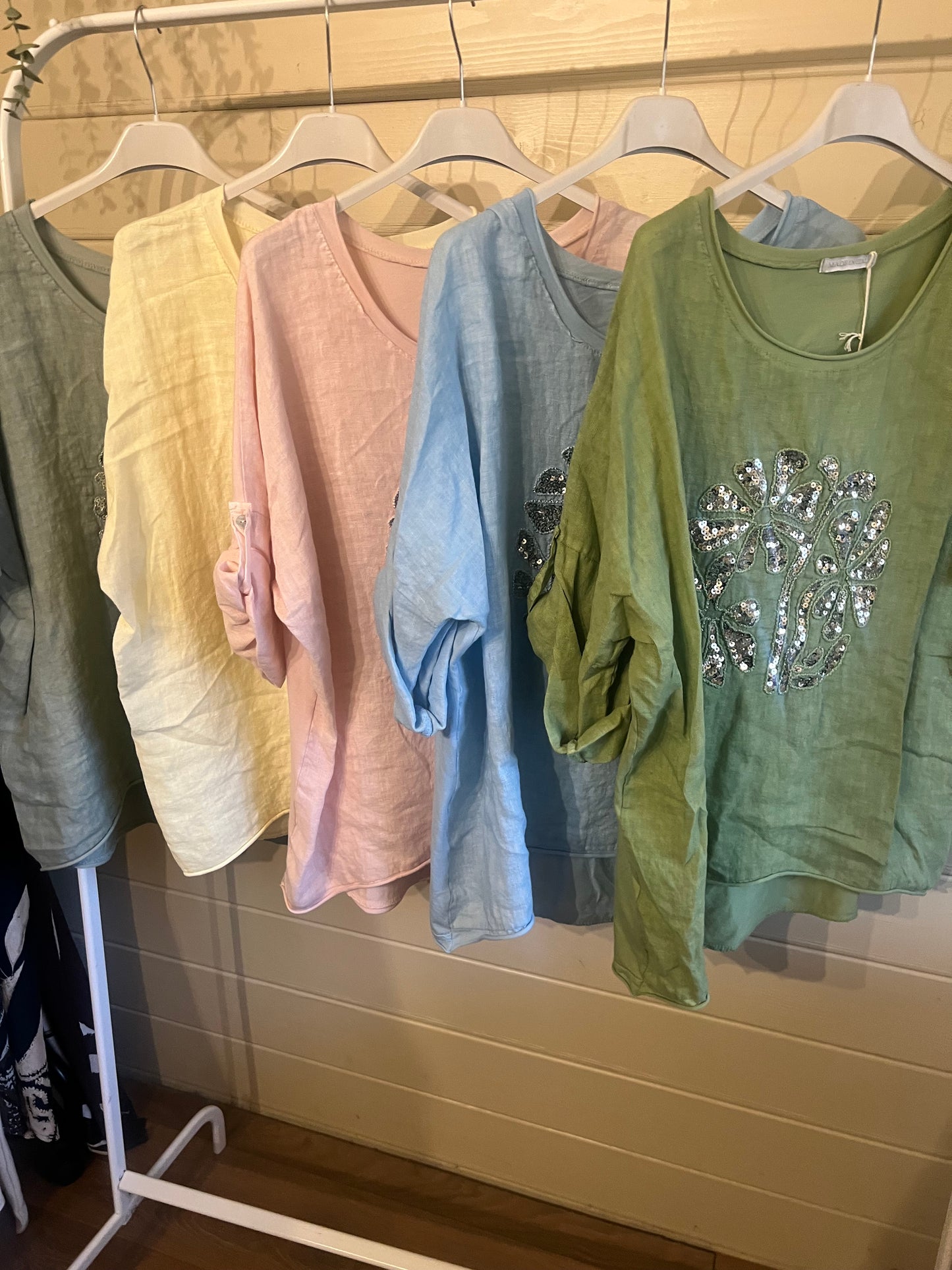 ISLA COTTON / LINEN BLOUSE (8-18)