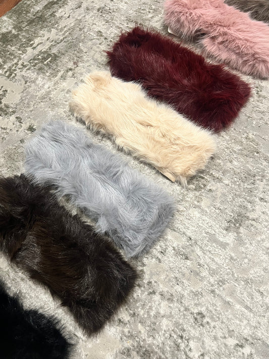 FAUX FUR WINTER HEADBAND