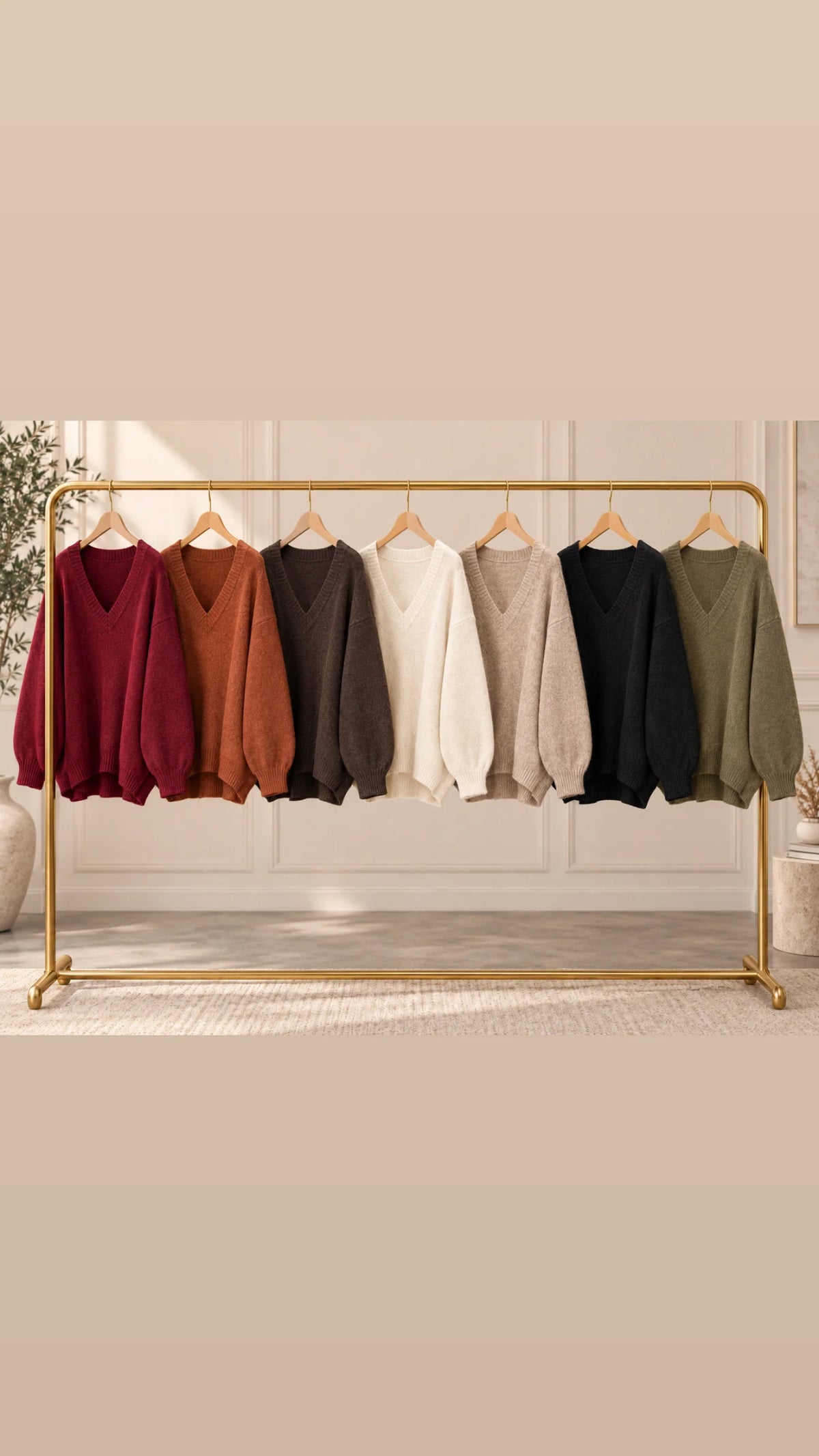 DONNA V NECK JUMPER