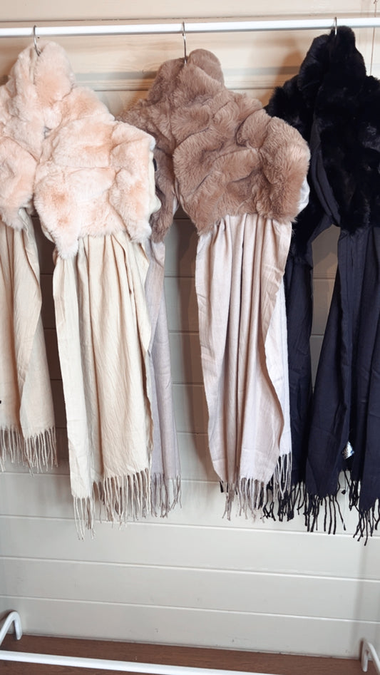 FAUX FUR SCARVES